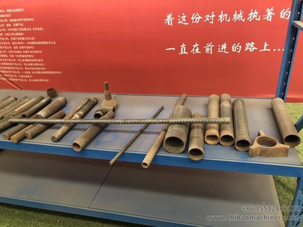 Hydraulic three roll thread rolling machine scaffolding threading machine - Image 3